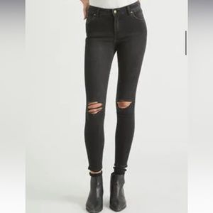 Rolla’s West Coast Black Ankle Mid-Rise Skinny Jeans size 30